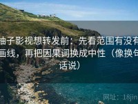 柚子影视想转发前：先看范围有没有画线，再把因果词换成中性（像换句话说）